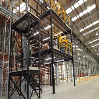  Mezzanine Floor With Slotted Angle Manufacturers in Jhunjhunu